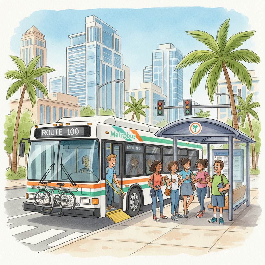 Greater Miami Metrobus Adapts to Traffic Patterns