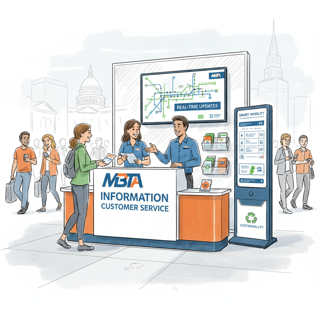 Boston MBTA Info Center Reopens Daily at 5 AM