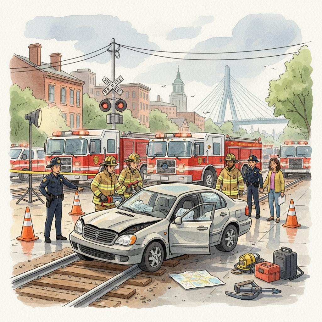 Boston Train Collision Sparks Swift Rescue Response