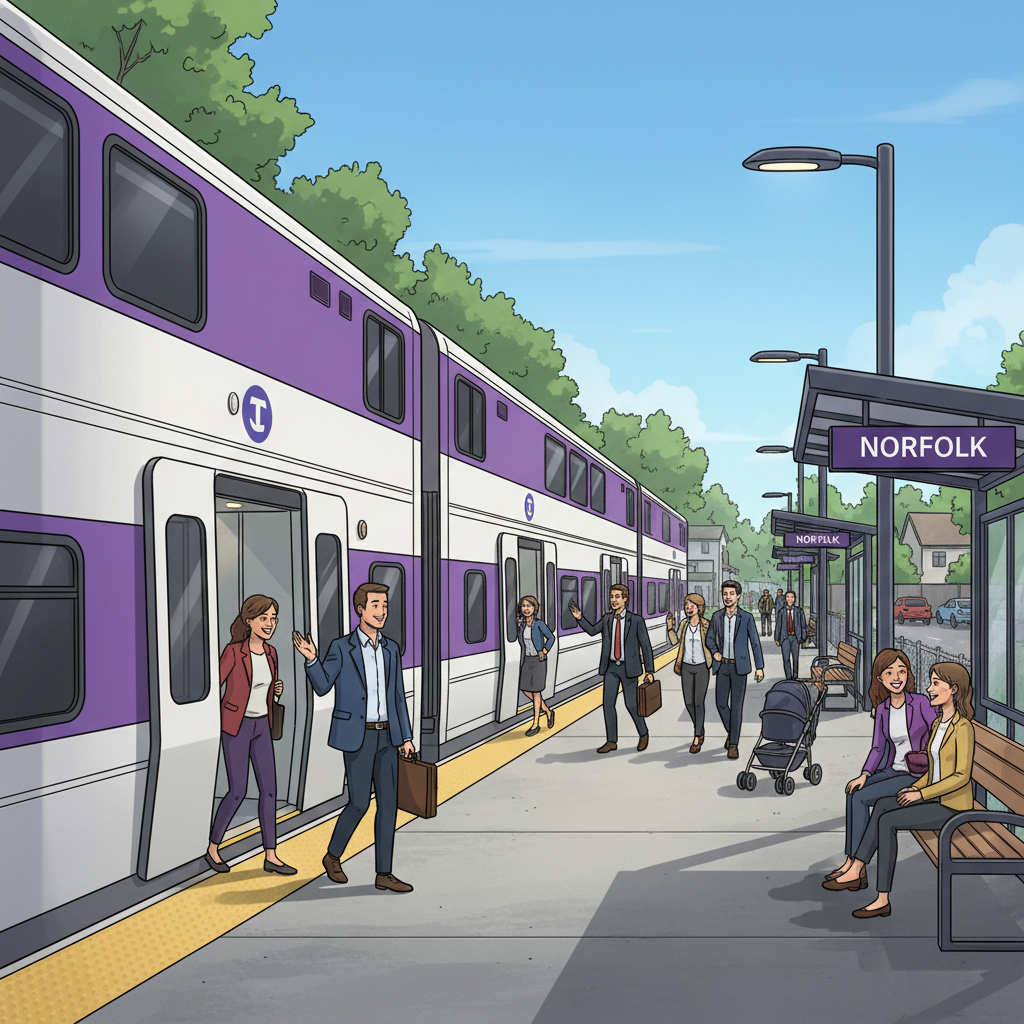 Boston Franklin Line Adapts With Shuttle Service