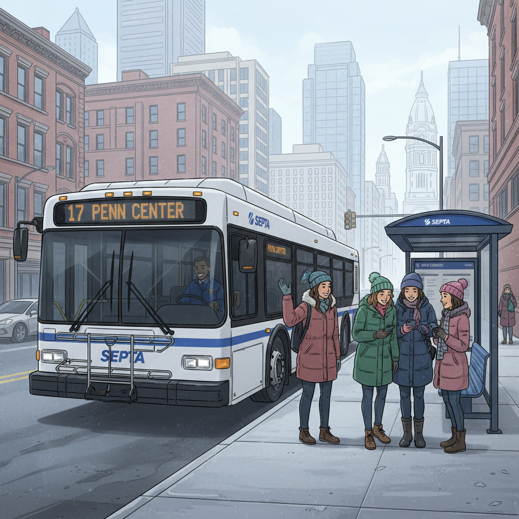 Philadelphia Braces for Cold — Transit Adapts