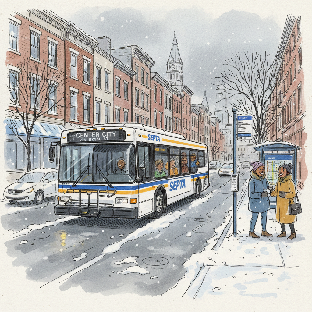 Philadelphia Transit Adapts to Winter Storm