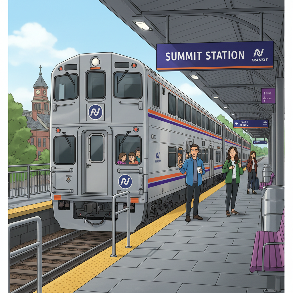 NJ TRANSIT Repairs Summit Station, Service Adapts