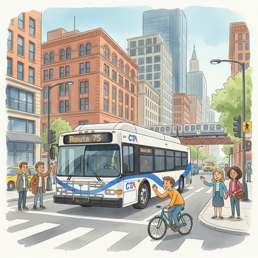 Chicago CTA Expands Route 75 to Reach More Riders