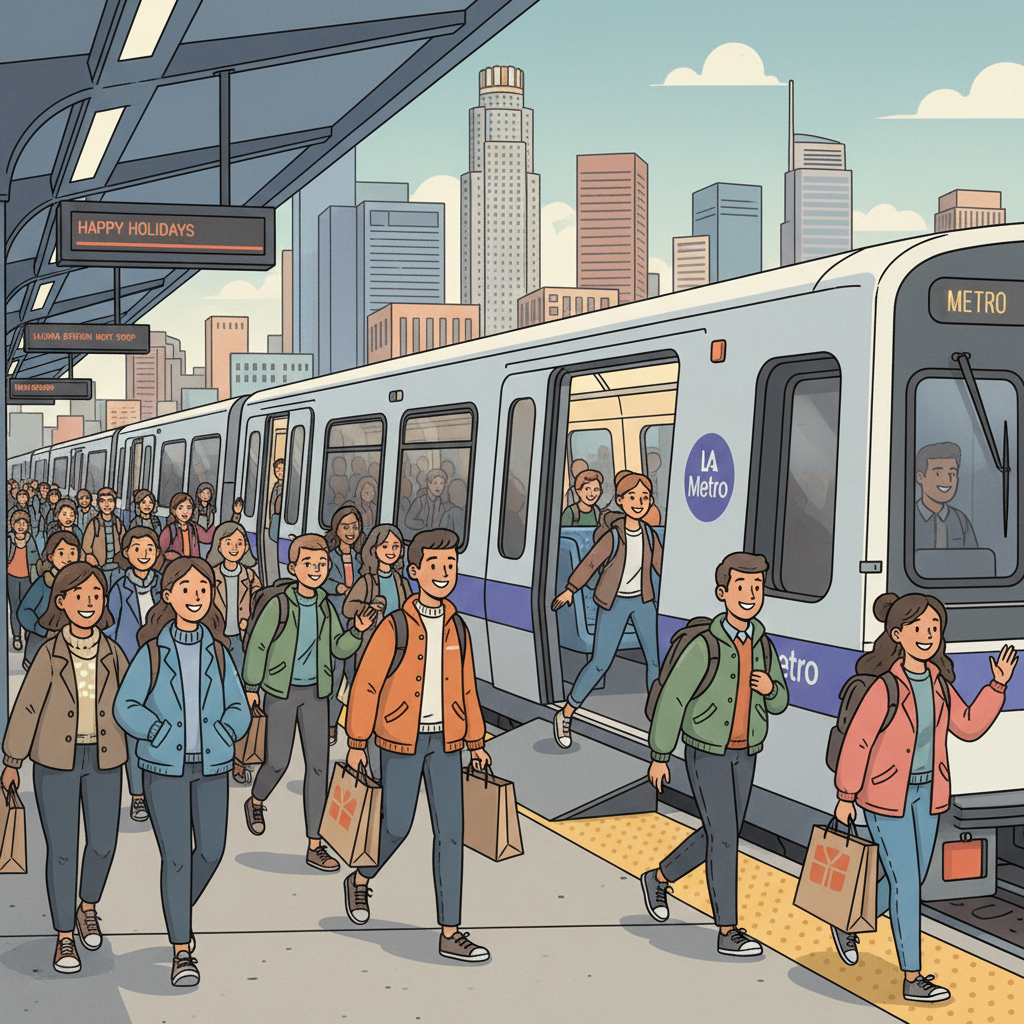 LA Metro Offers Free Holiday Rides for Safer Celebrations