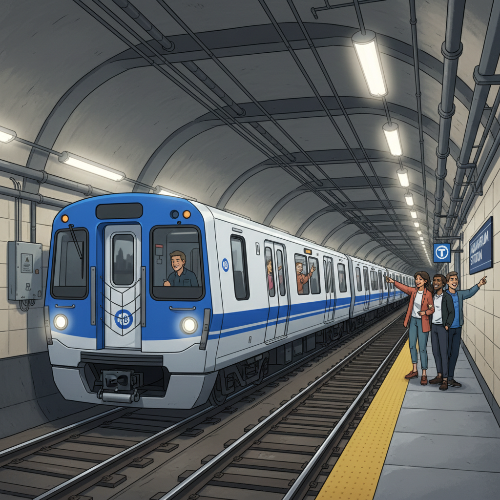 Boston Blue Line Cable Fails — Repairs Underway