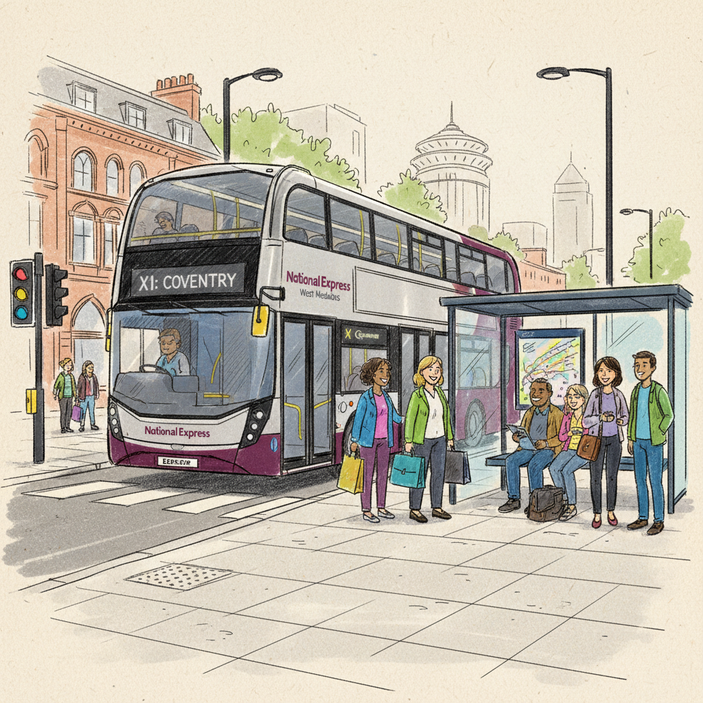 West Midlands Service 126 Adapts Route to Keep Moving