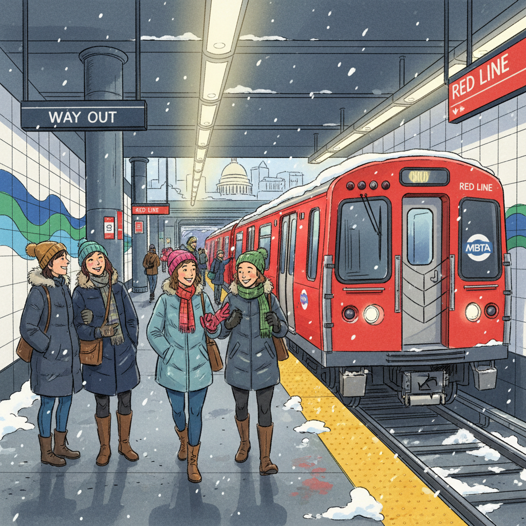 Boston Red Line Adapts After Winter Storm Test