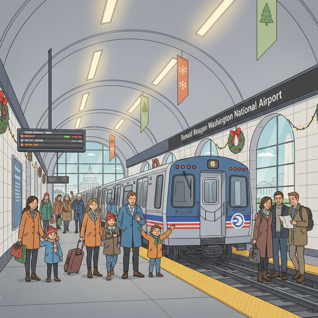 DC Metro Rail Offers Holiday Airport Access