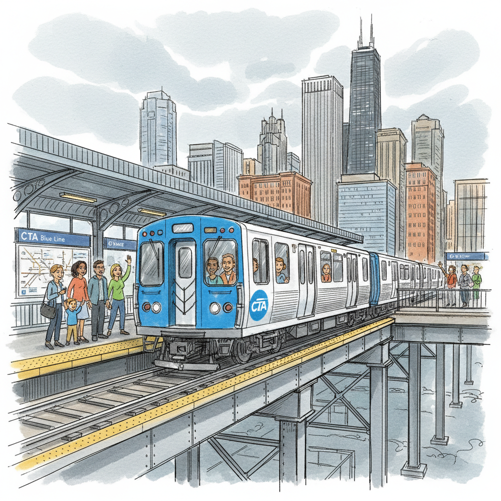 Chicago Blue Line Disruption Spurs Quick Response