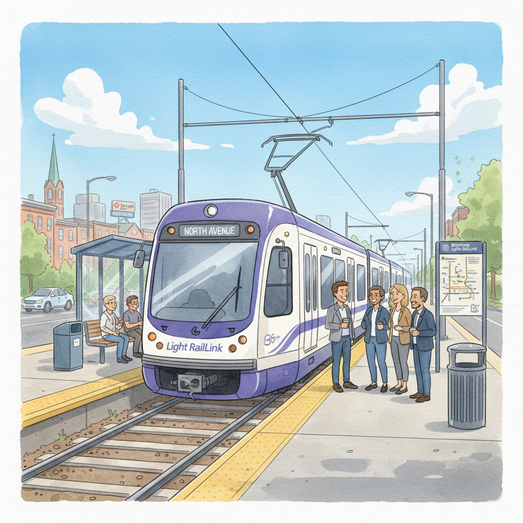 Baltimore Light Rail Halts — MTA Working to Restore Service