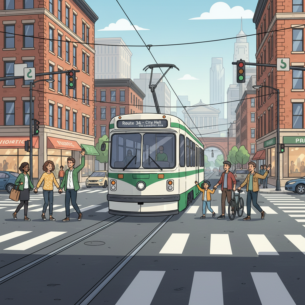 Philadelphia Trolleys Rolling Again After Track Clearance