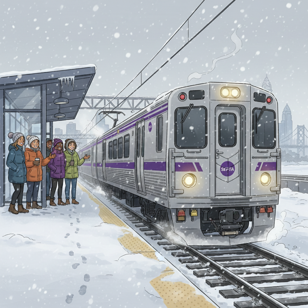 Philadelphia Transit Adapts to Winter Cold Snap