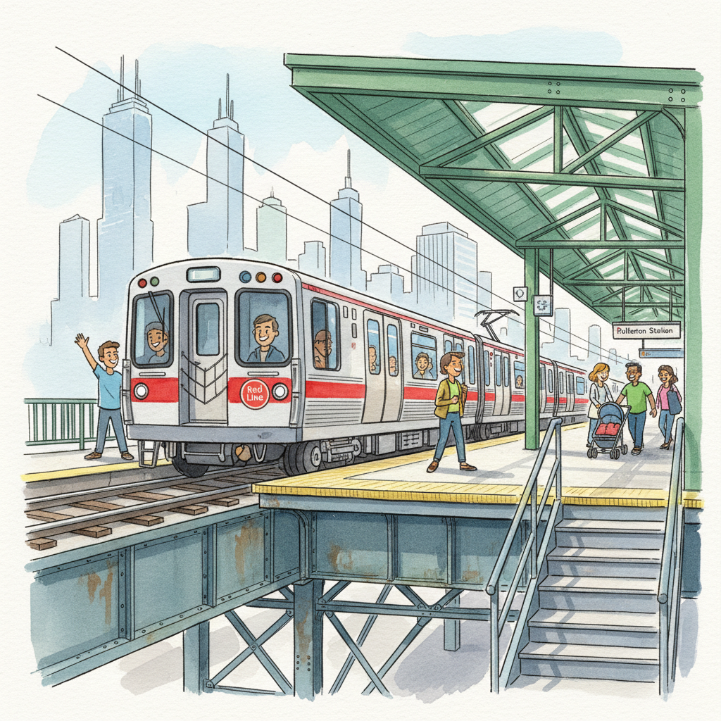 Chicago Red Line Adapts as 69th St Elevator Repairs Begin
