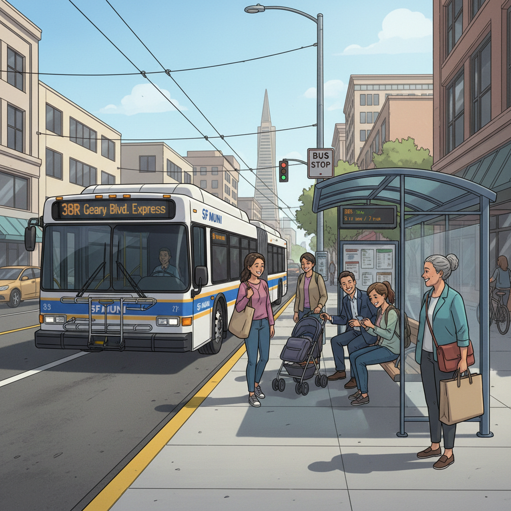 SF Route 55 Adapts After Bus Breakdown
