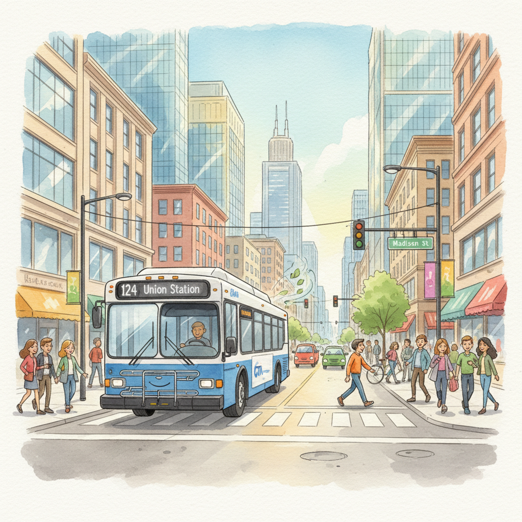 Chicago Route 20 Reroutes — Riders Adapt on Madison