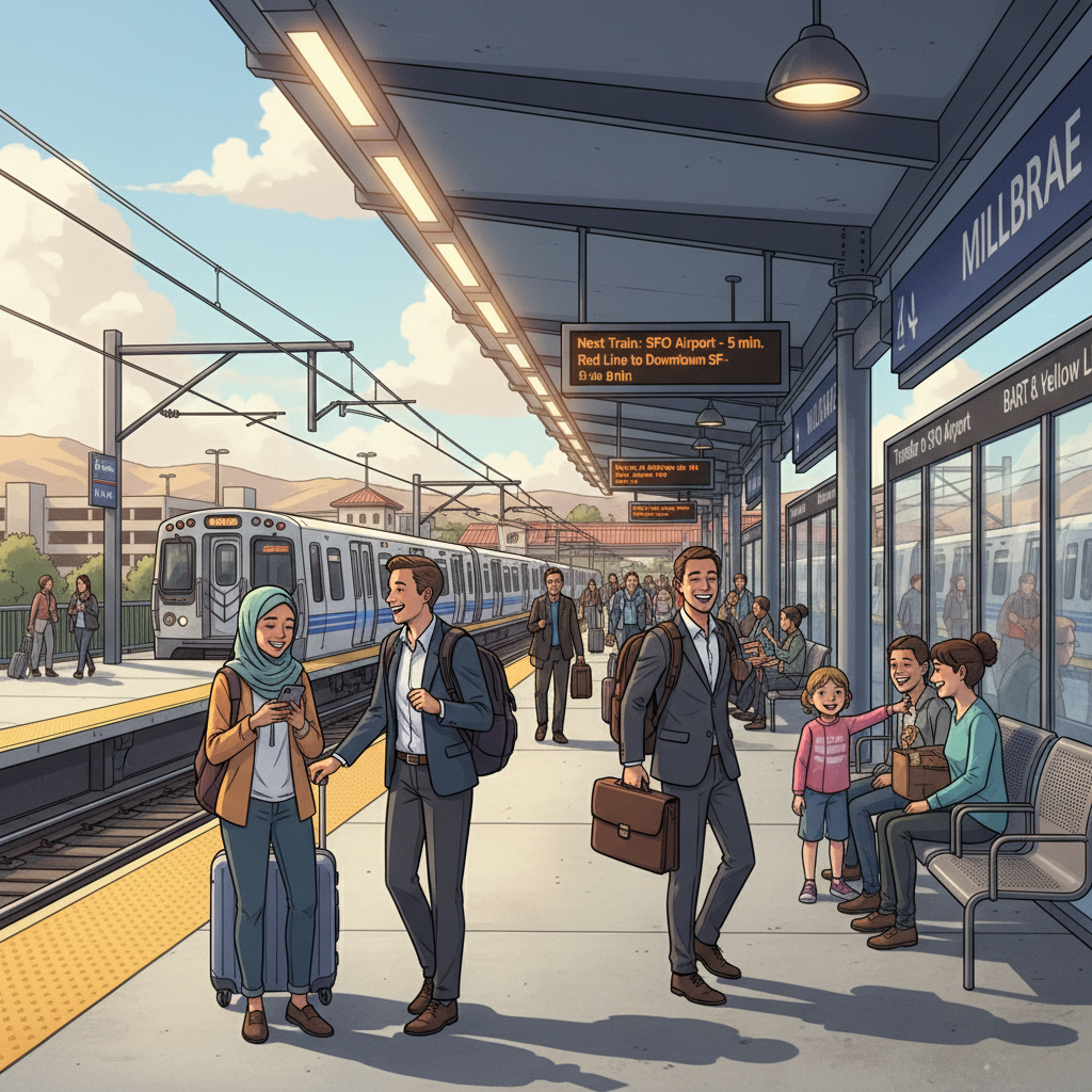 SF BART Upgrades Safety Tech at Millbrae Station