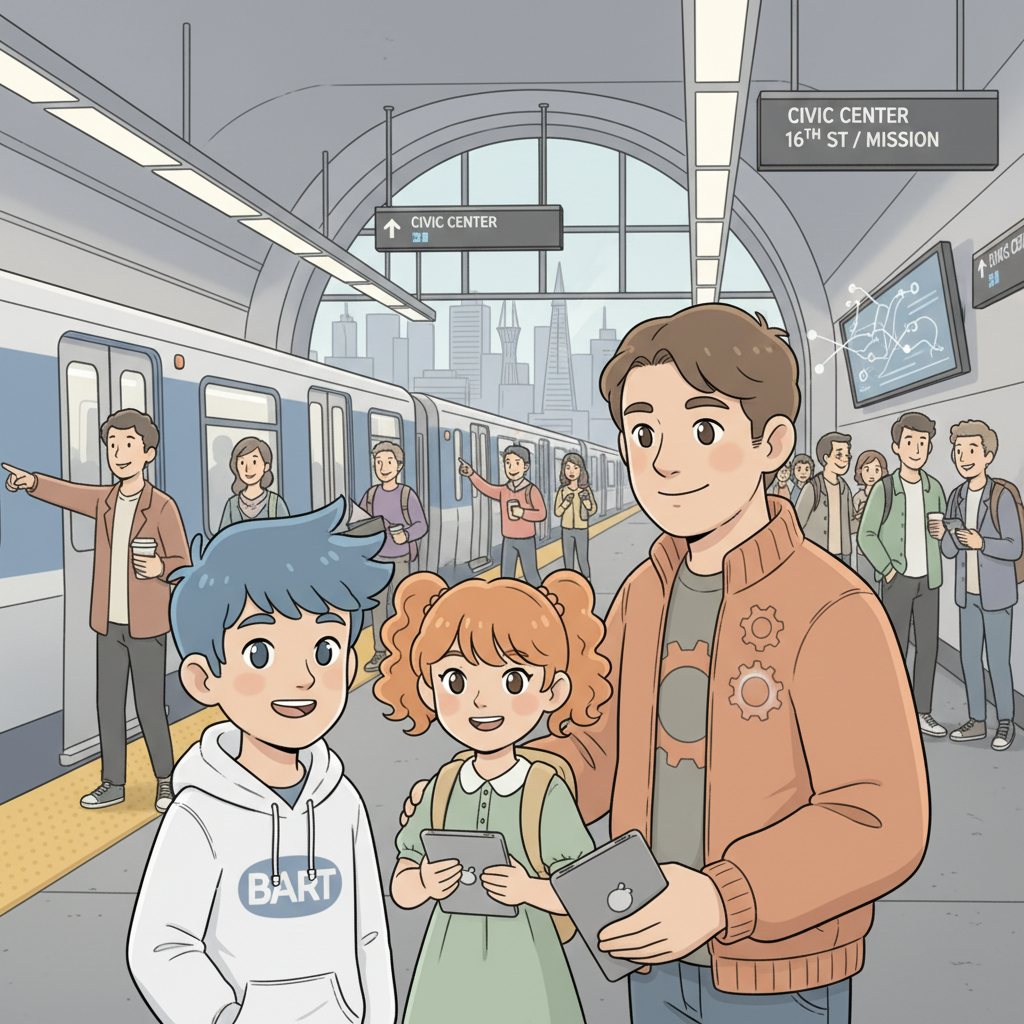 SF BART Brings Anime Mascots to FanExpo