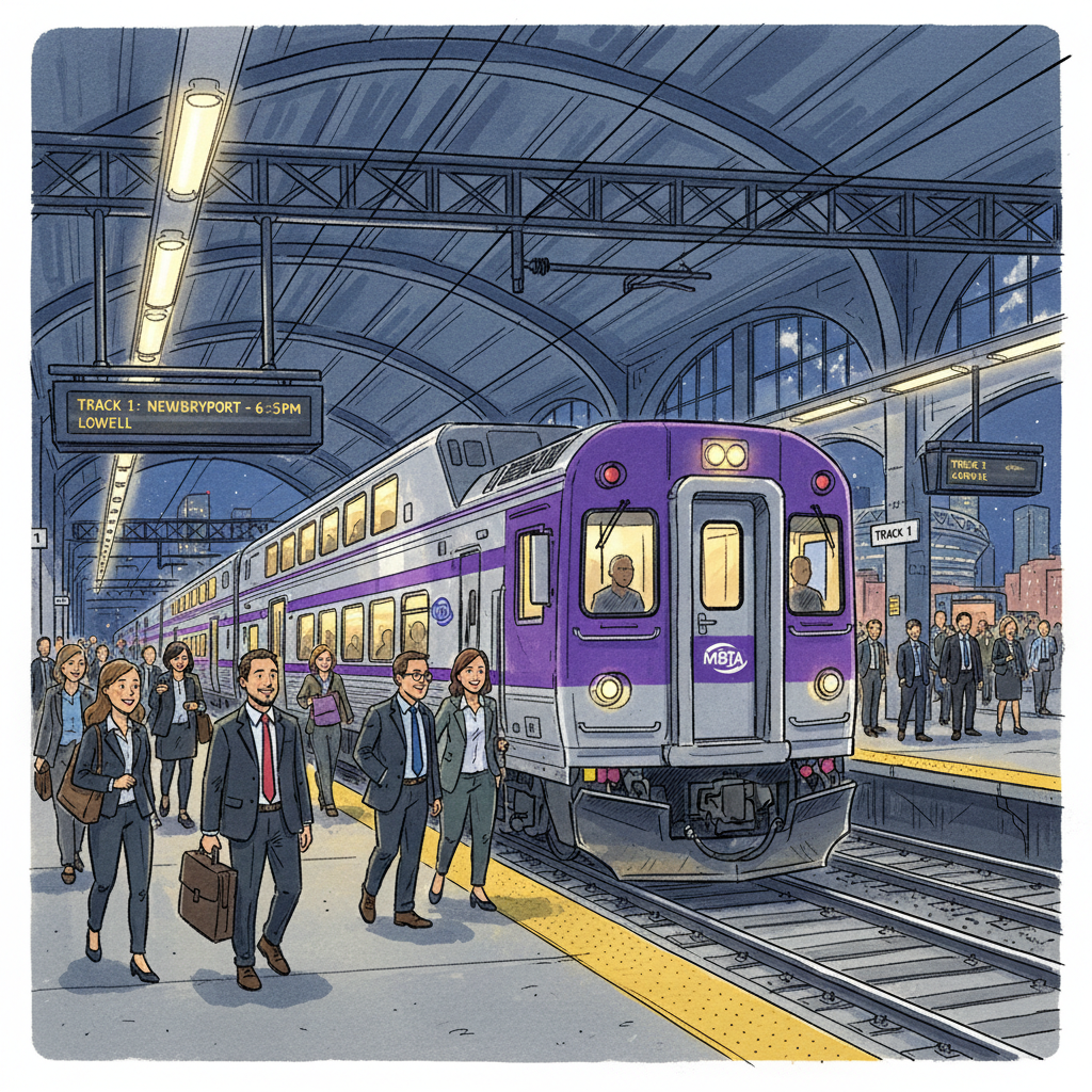 Boston Train 77 Shifts to Bus — Service Adapts Tonight