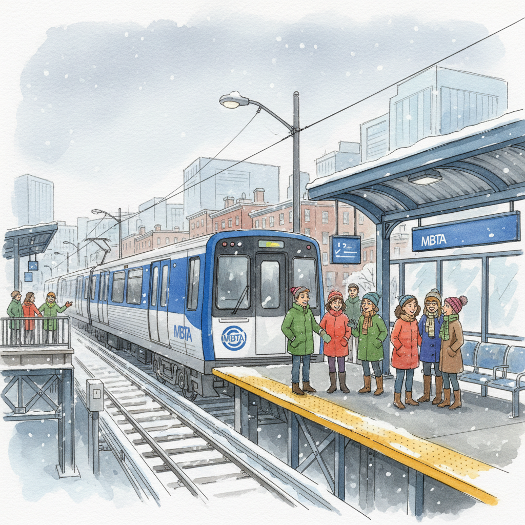 Boston MBTA Adapts Blue Line for Extreme Cold