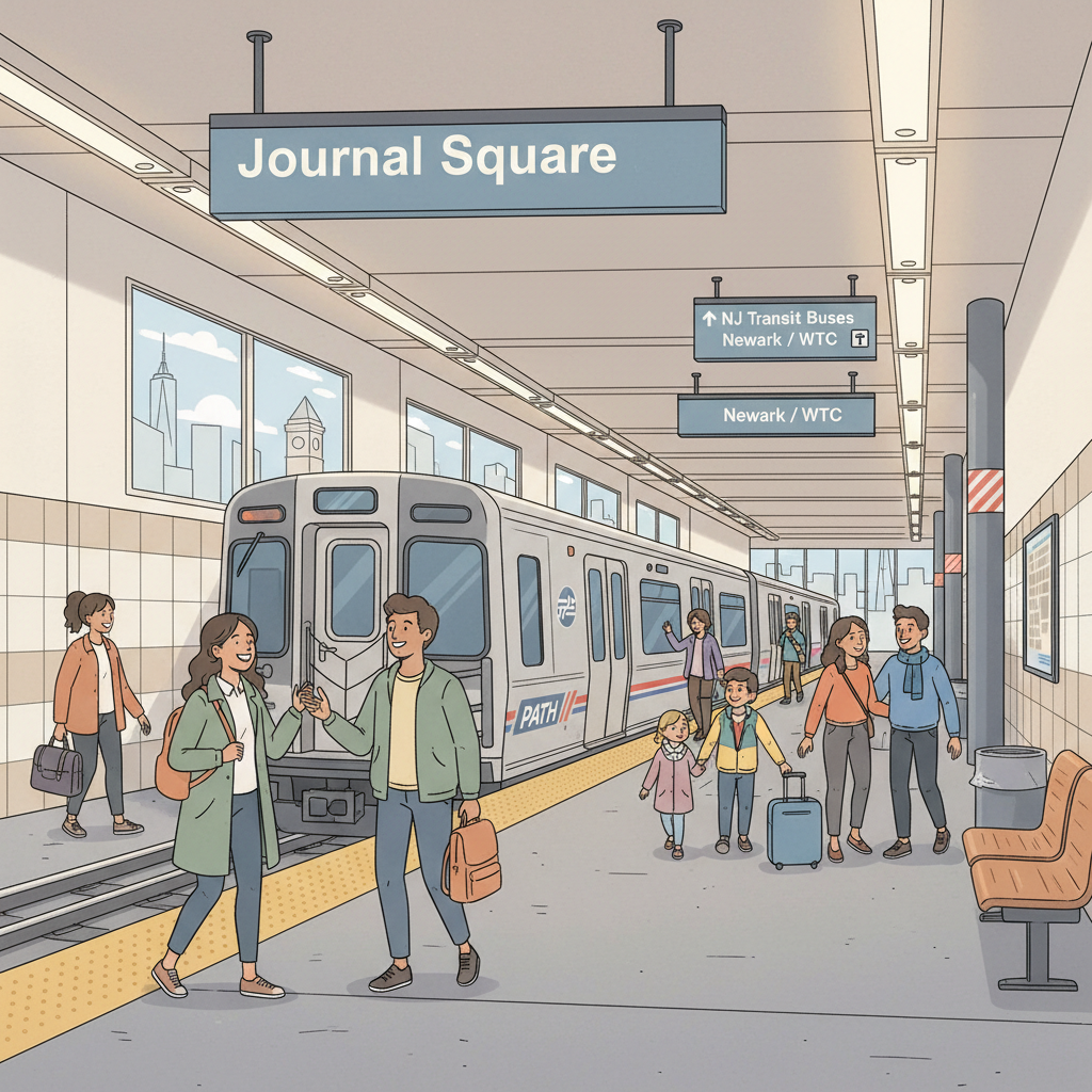 NYC PATH Adapts Journal Square for Better Service