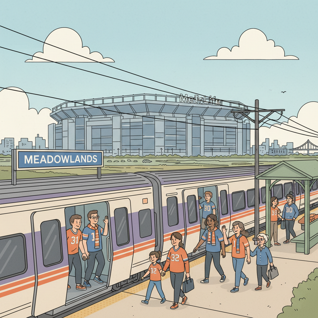 NYC-NJ Transit Adds Game Day Rail to Beat Stadium Traffic