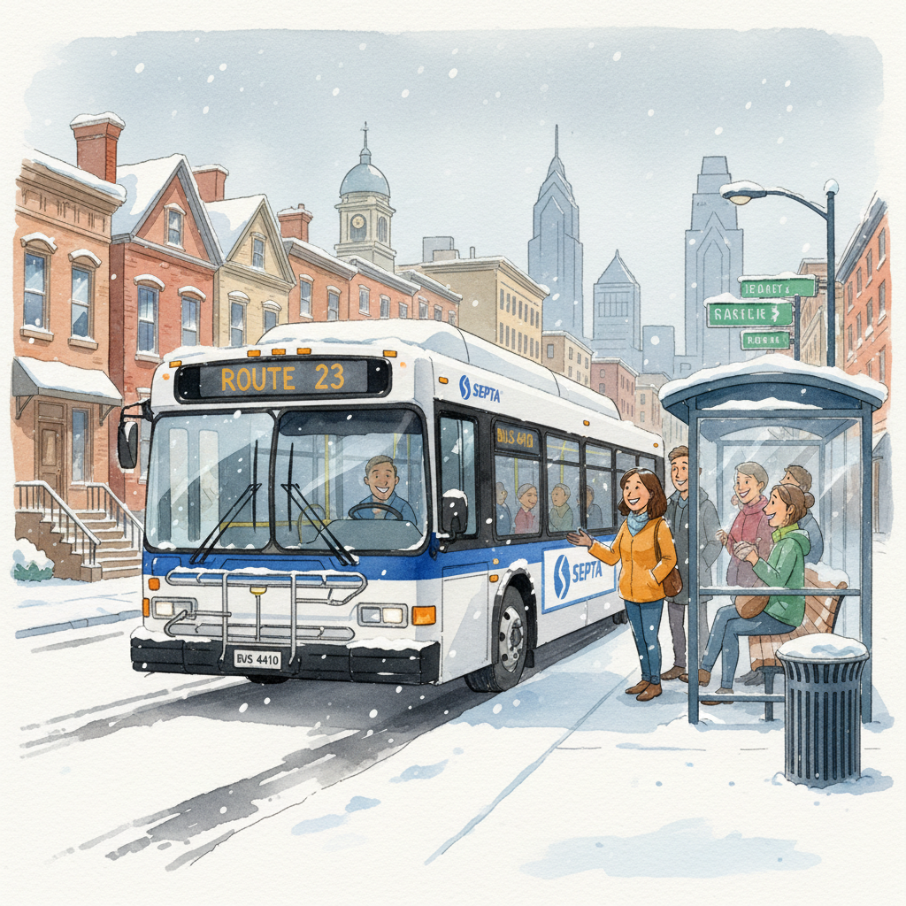 Philadelphia Transit Adapts as Cold Snap Tests Systems