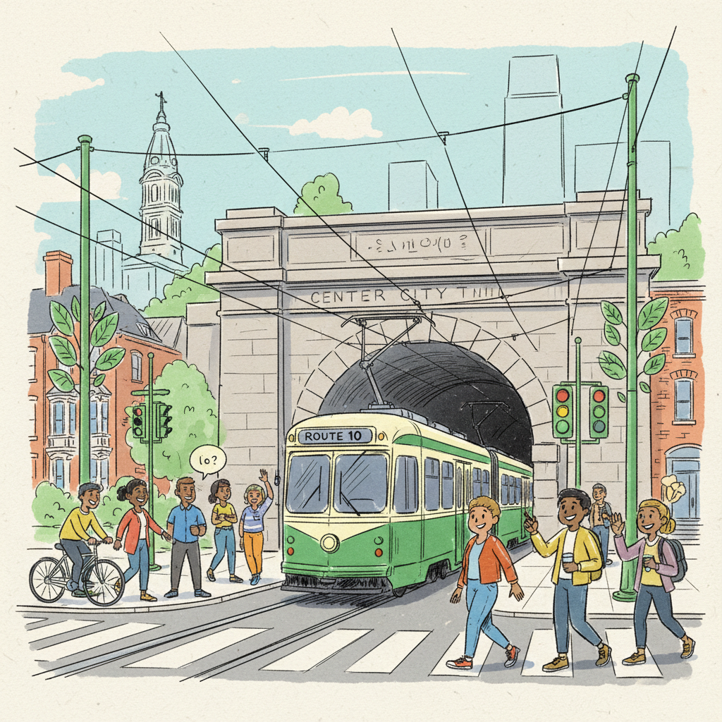 Philadelphia Trolley Tunnel Reopens After Repairs