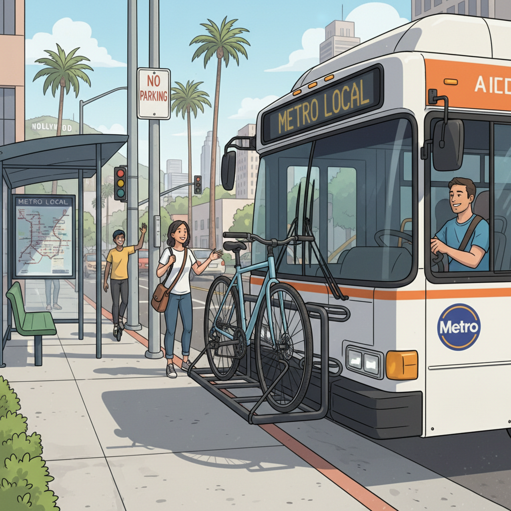 LA Metro Promotes Bikes on Transit for Healthier Commutes
