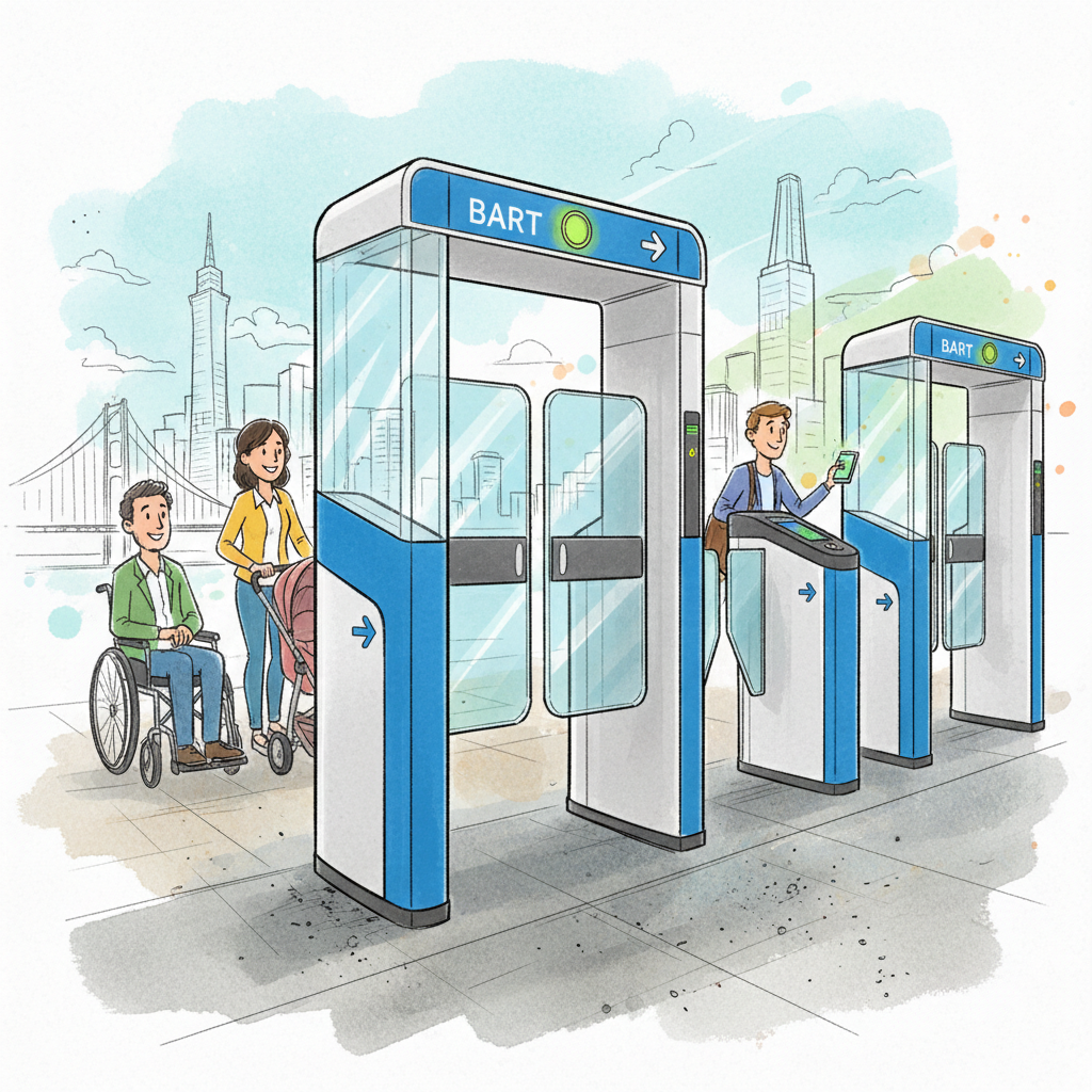 SF BART Upgrades San Bruno With Smarter Fare Gates
