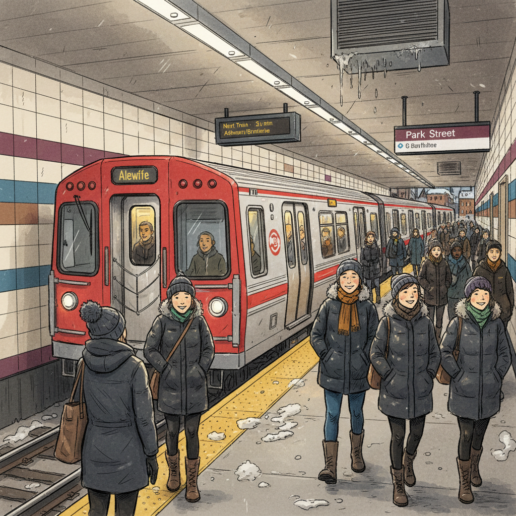 Boston Red Line Recovers, Service Gradually Improving