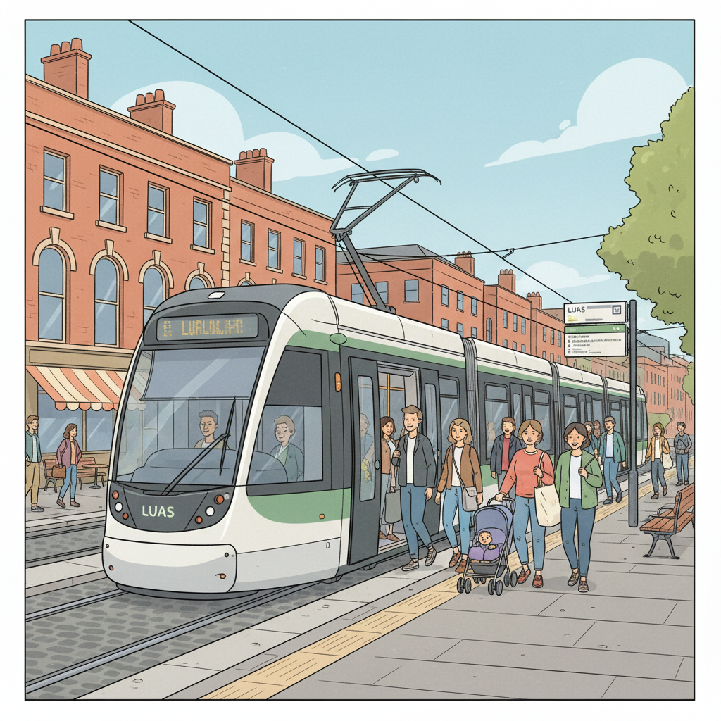 Ireland's Luas Adapts Service for Holiday Travelers