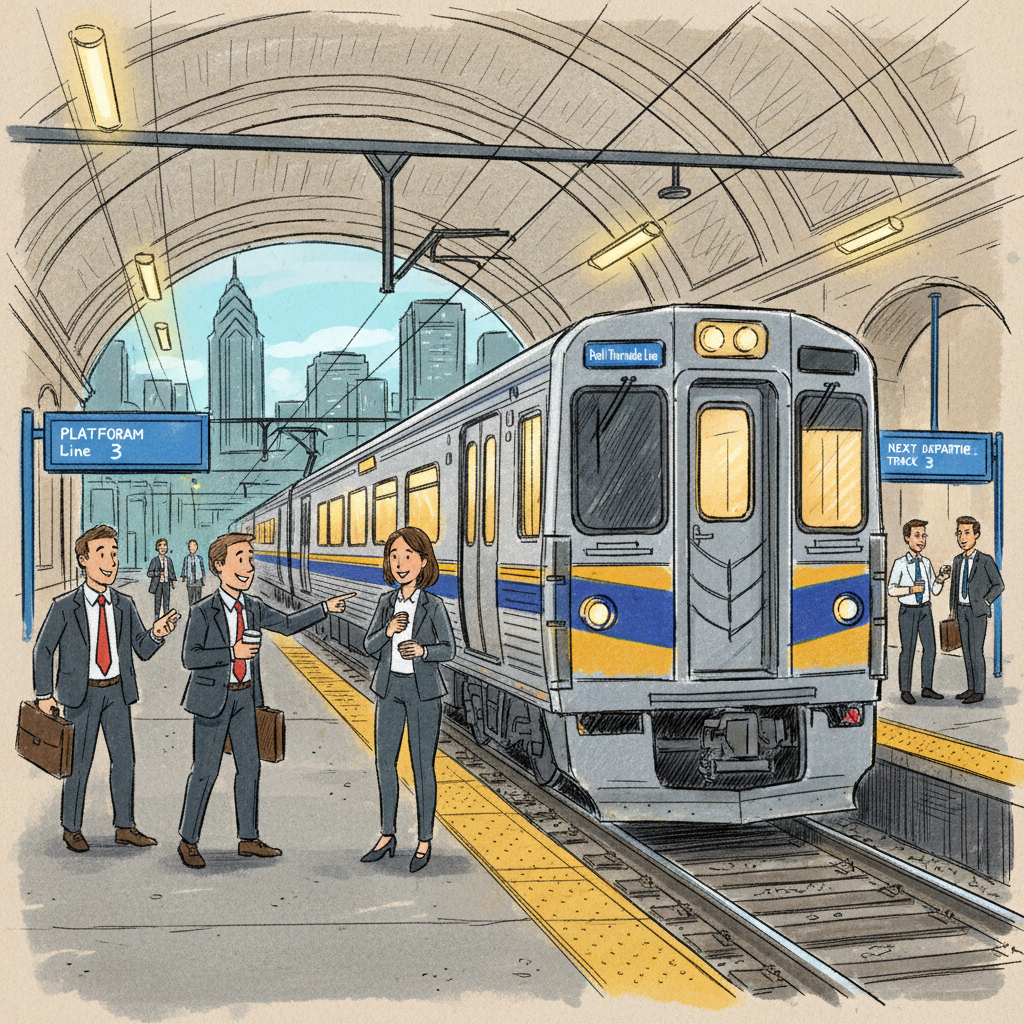 Philadelphia Rail Adapts to Evening Rush Delays