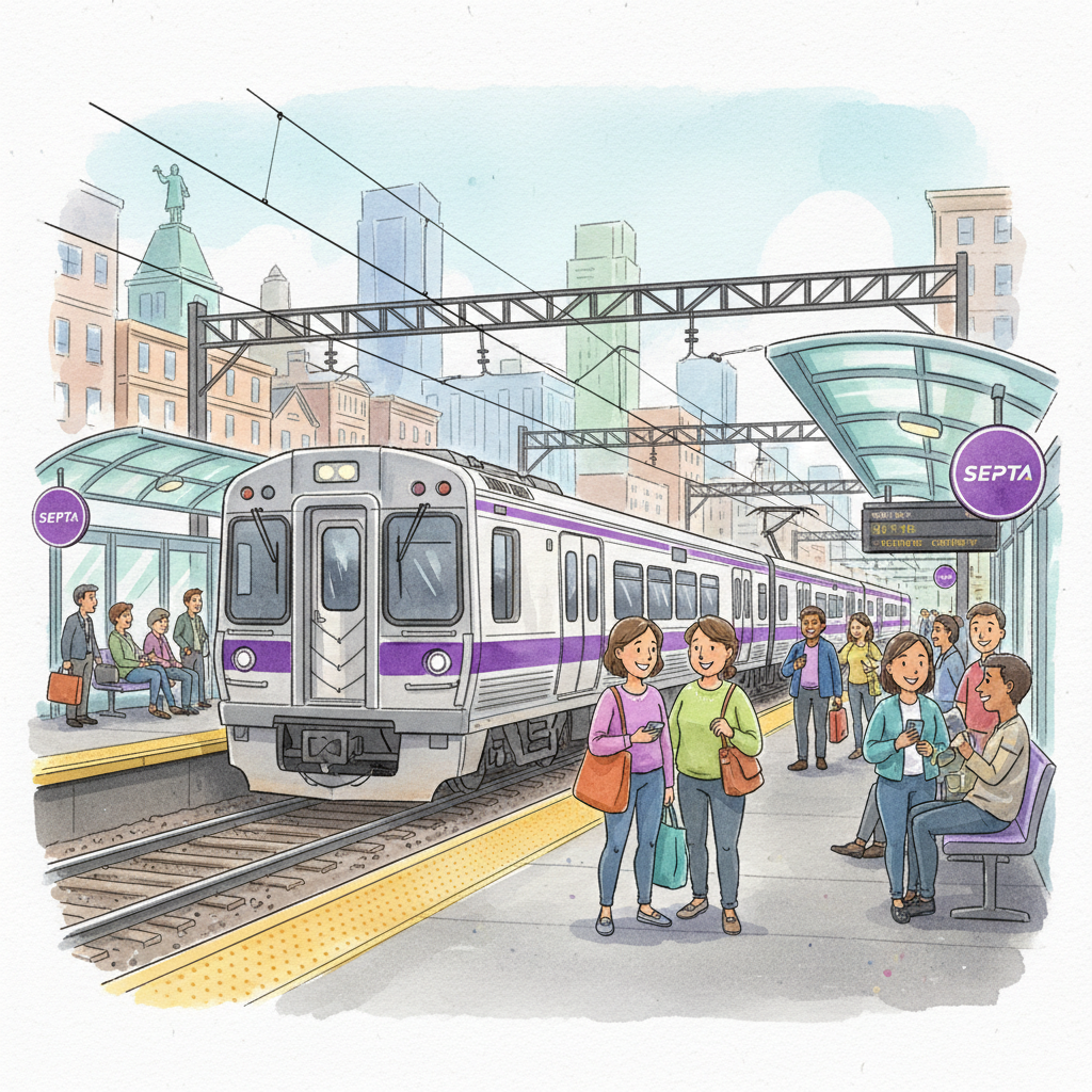 Philadelphia Airport Train Delayed — But Riders Stayed Informed