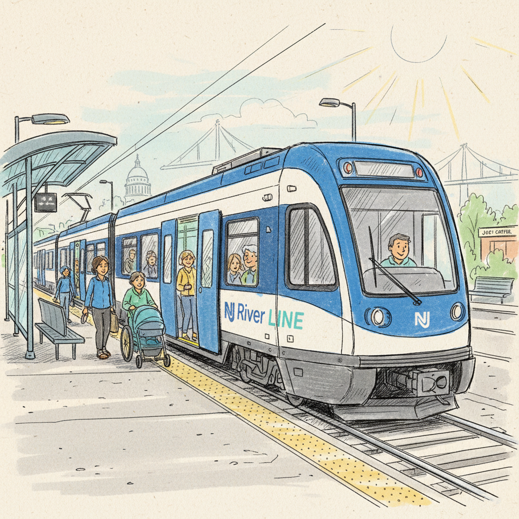 NJ Transit River LINE Gets Interior Upgrades