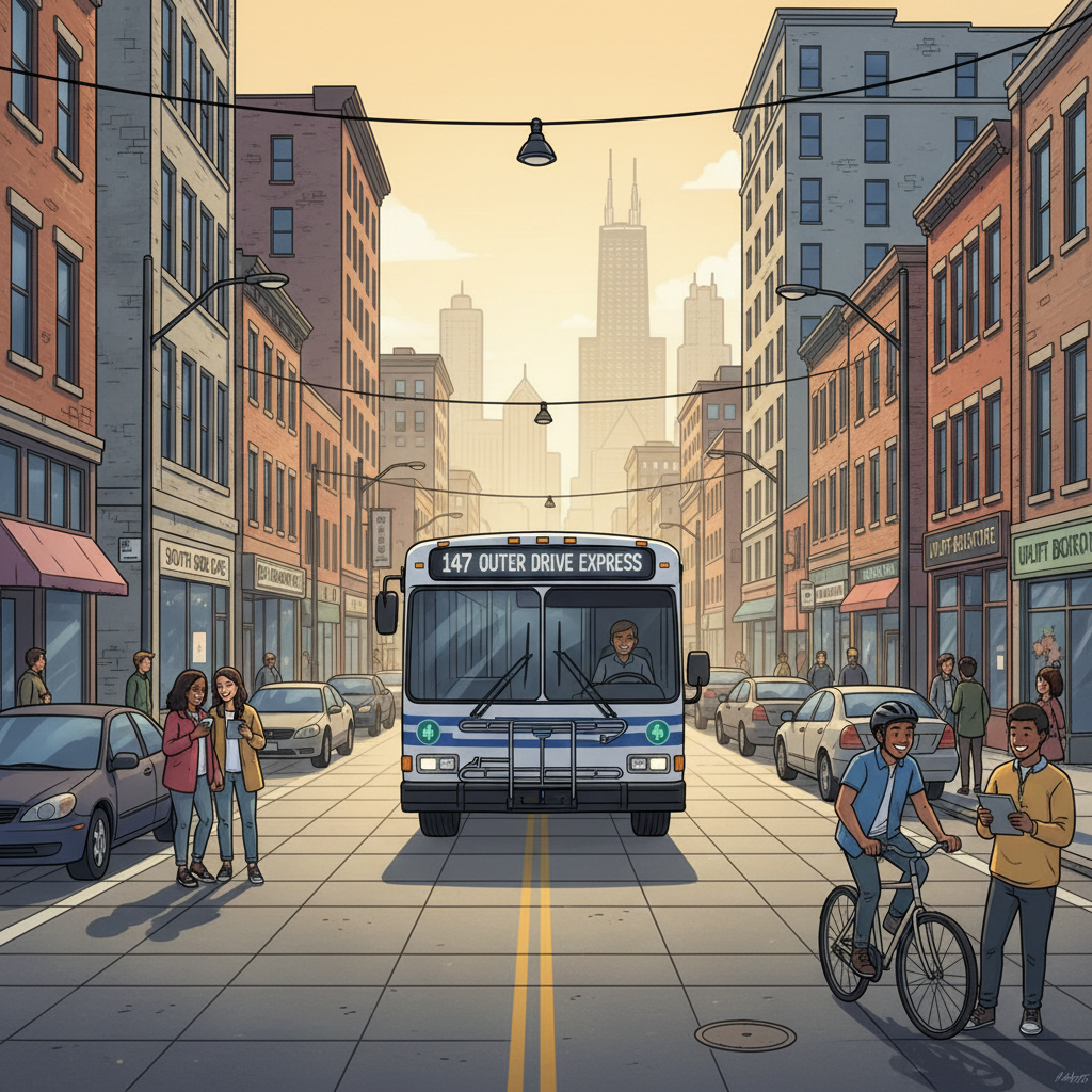 Chicago Route 29 Adapts to State Street Blockage