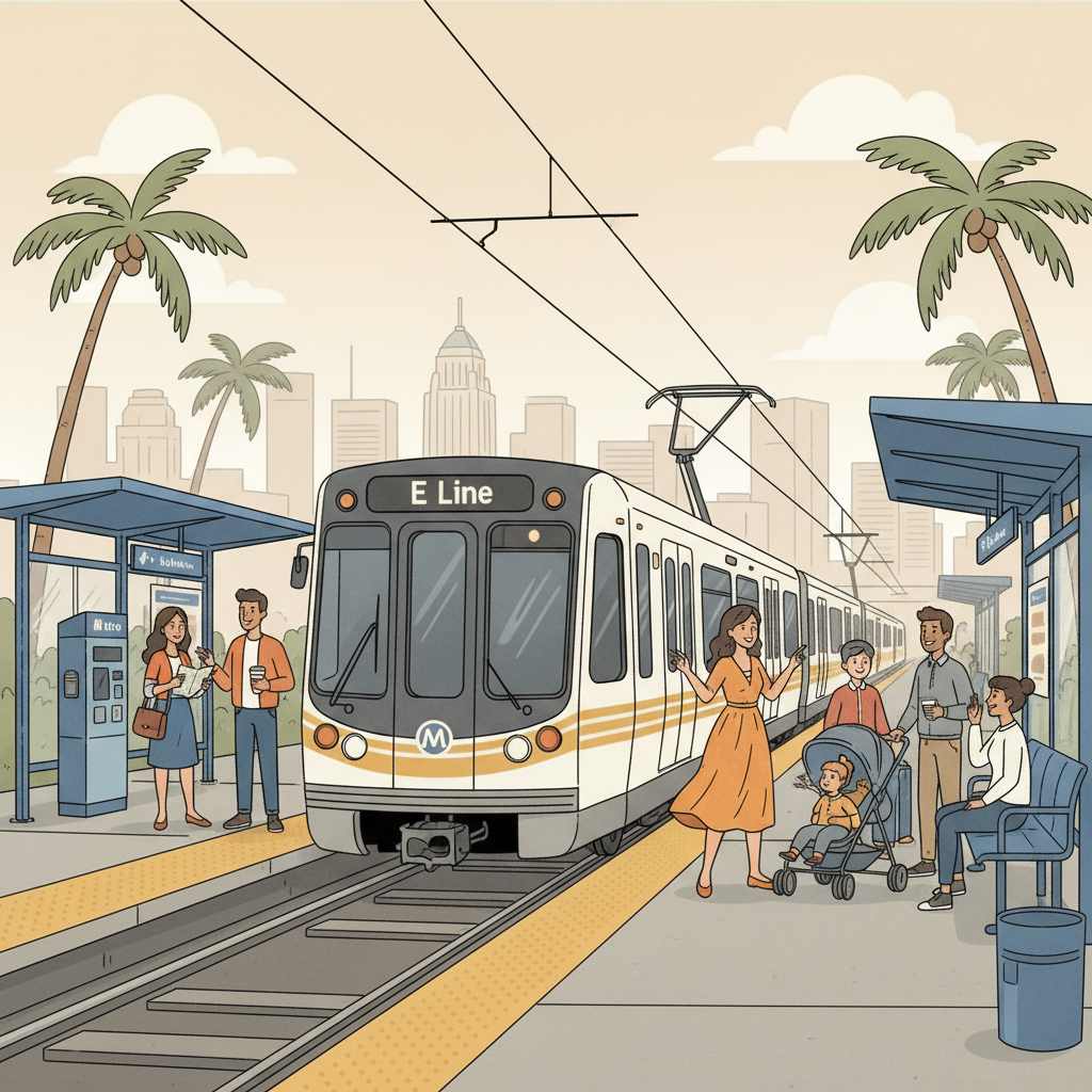 LA Metro Responds Fast to Keep E Line Clean