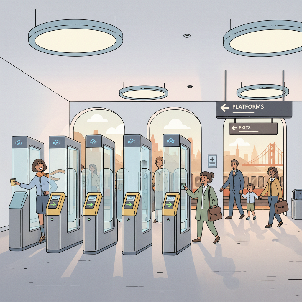 SF BART Upgrades Fare Gates to Speed Commutes
