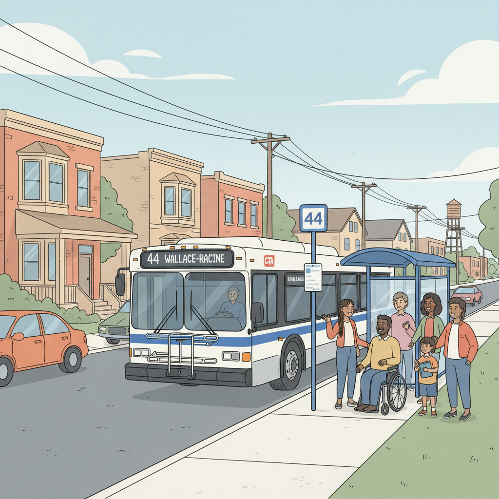 Chicago Route 44 Adapts With Temporary Stop Changes