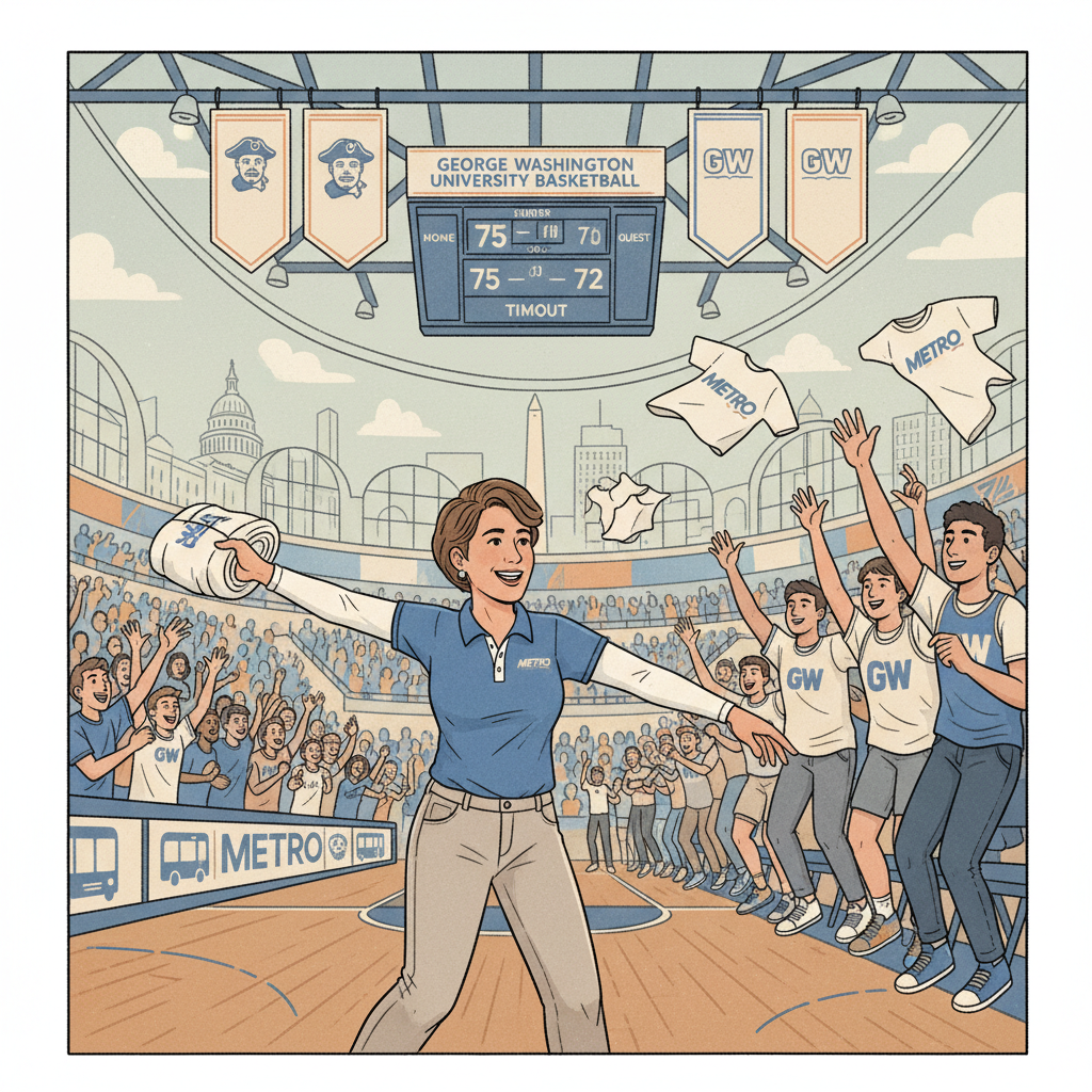 Metro Connects With DC Community Through GW Sports