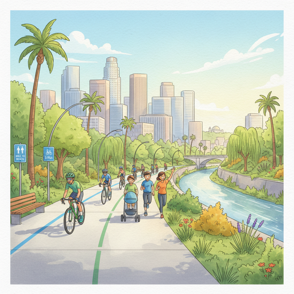 LA River Path Extension Links Four Valley Communities