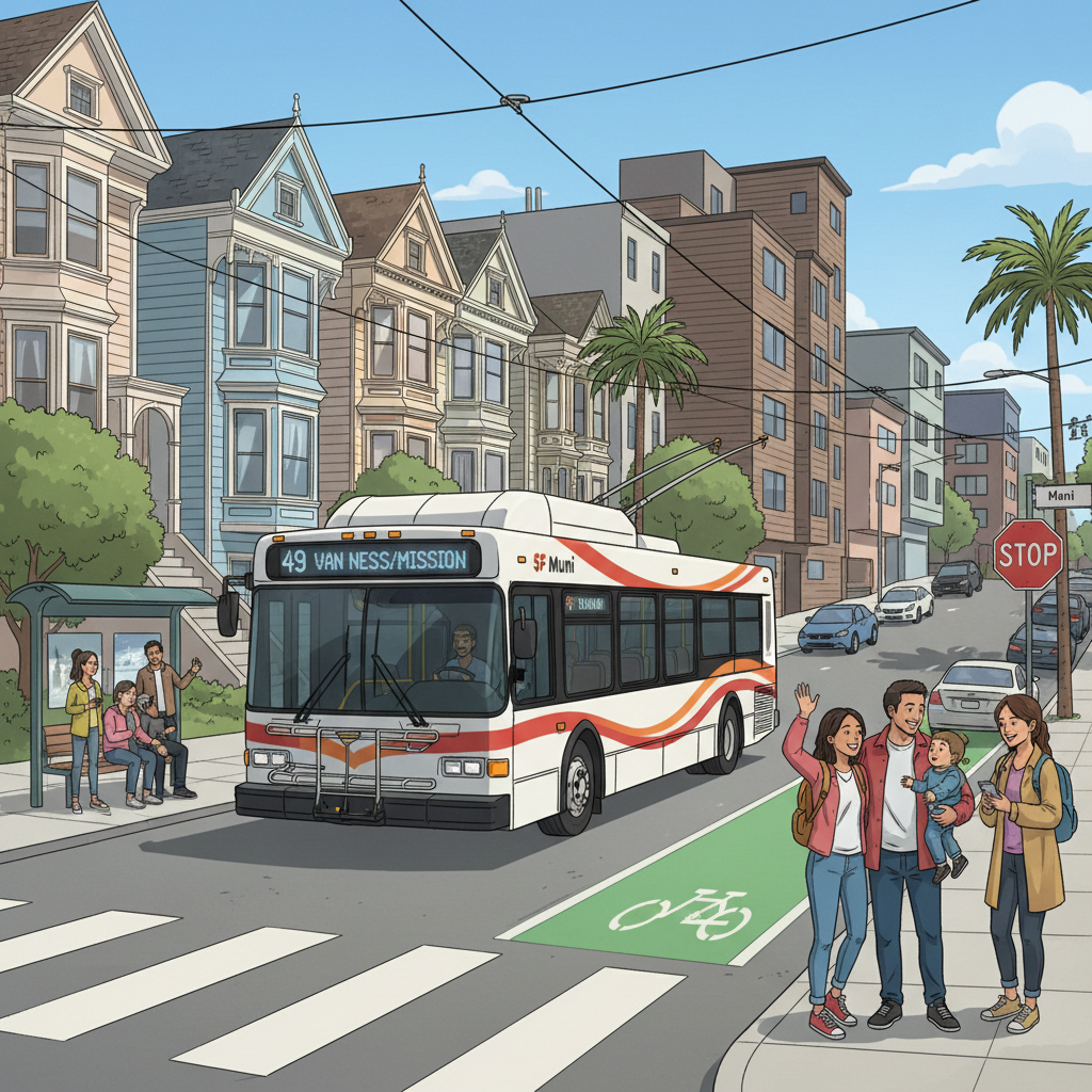 SF Muni 18 Line Back on Track After Brief Delay