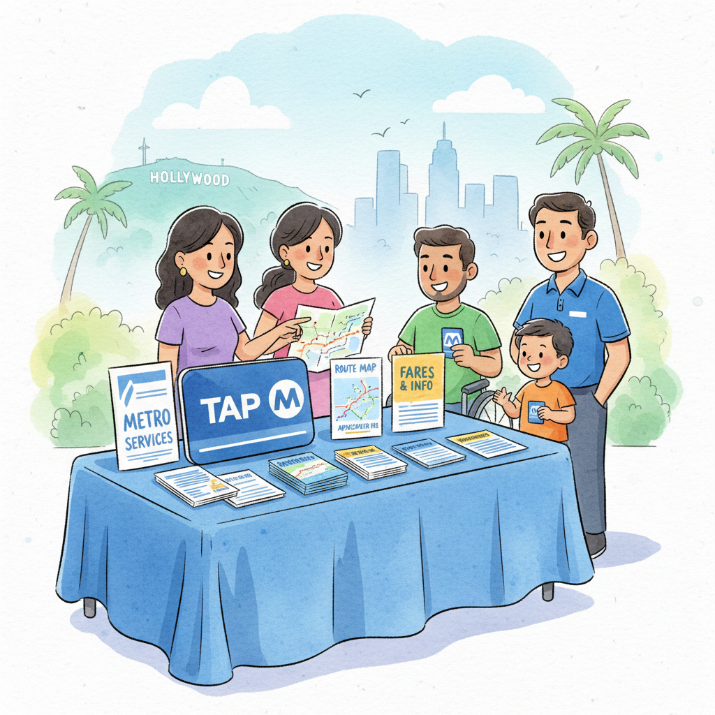 LA Metro Offers Free Passes at Community Event