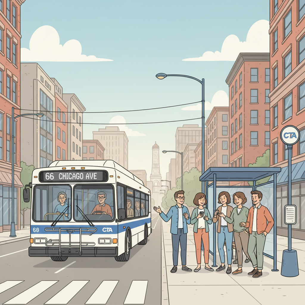 Chicago Route 66 Stop Shifts to Keep Service Moving