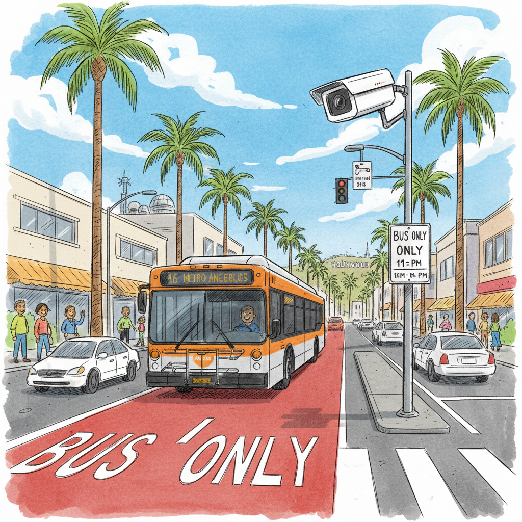 LA Metro Expands Bus Lane Enforcement to Speed Transit