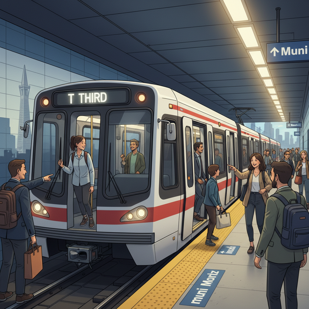 SF T Third Line Back on Track After Bridge Clear