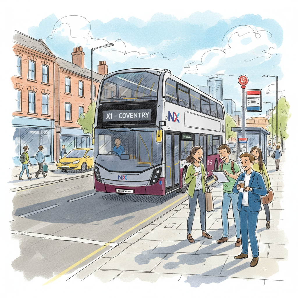 West Midlands Bus Stops Shift for Signal Upgrade