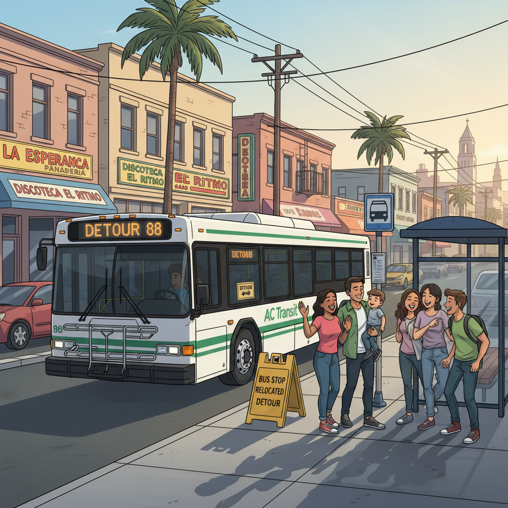 Oakland Transit Adapts Route During Emergency Response