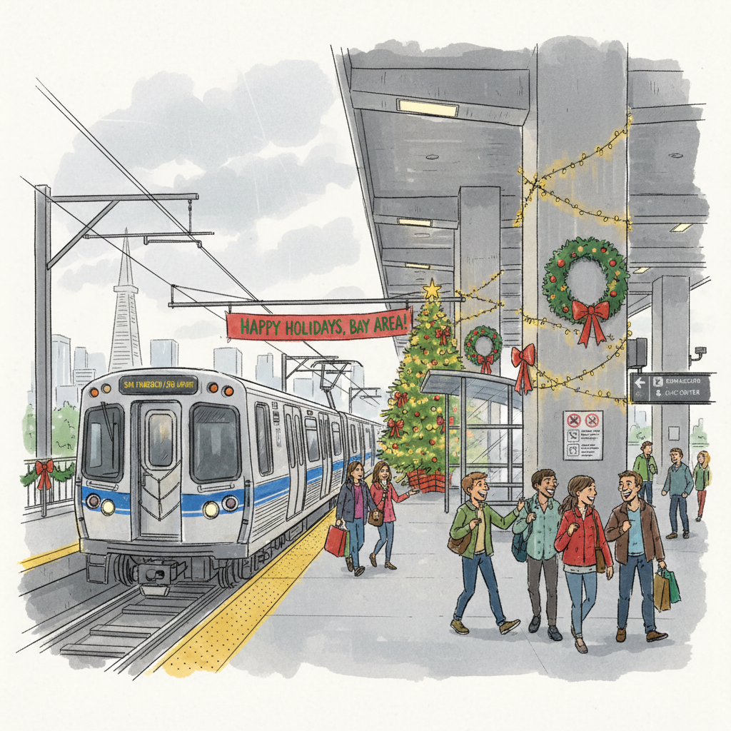 SF Bay Area Transit Launches Holiday Gift Collection