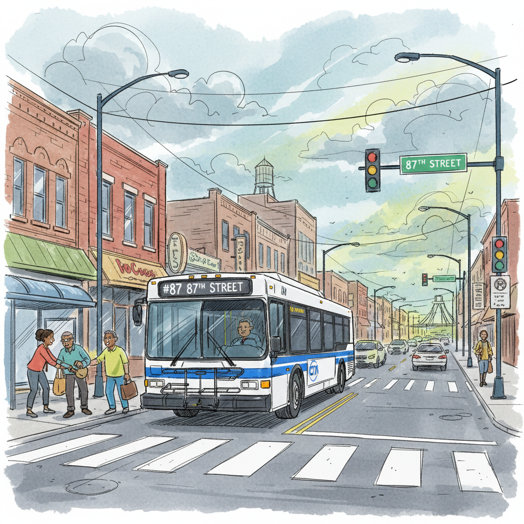 Chicago Route 87 Adapts to Keep Riders Moving